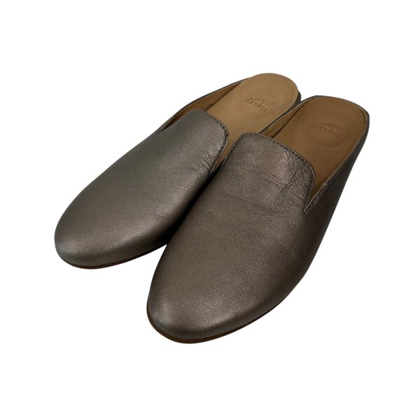 Dansko Women Slip-On Mules SZ 41 Brown Metallic Leather Comfortable Casual Shoes - Picture 12 of 15